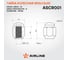 Гайка колесная AIRLINE M12x1.5x30, конус, кл.21, закрытая, хром для а/м Hyundai/KIA/Toyota (20 шт) ASCR001 6