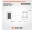 Гайка колесная AIRLINE M12x1.25x31, конус, кл.19, закрытая, хром для а/м Suzuki (20 шт) ASCR030 2