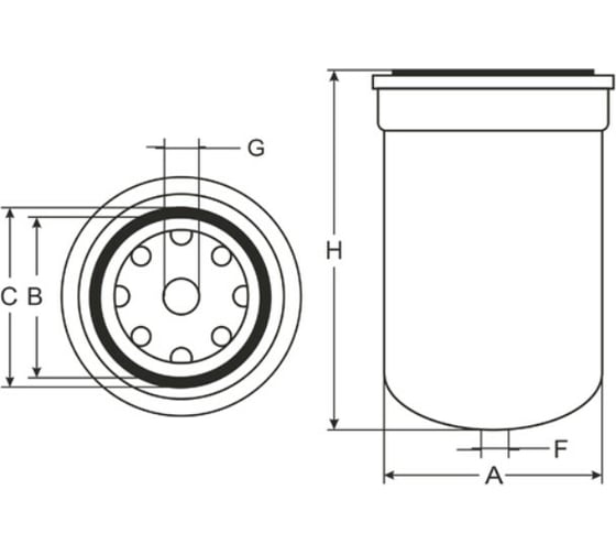 Фильтр топливный SCT ST6089