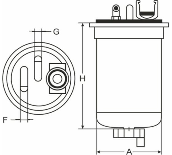 Фильтр топливный SCT ST6080