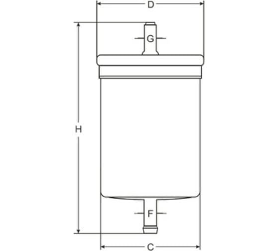 Фильтр топливный SCT ST6091