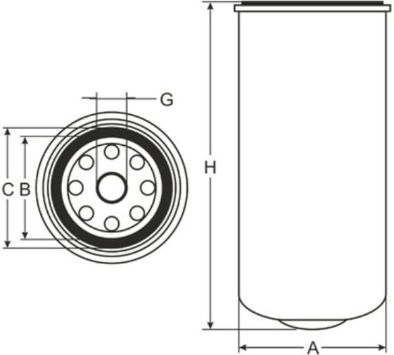 Фильтр топливный SCT ST6078