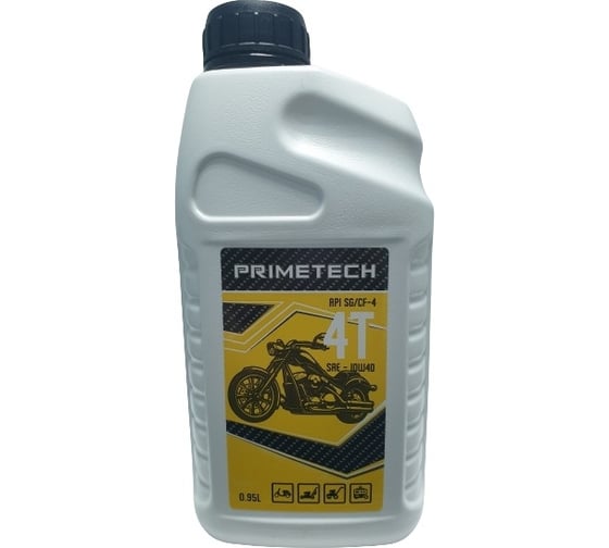 Масло МОТО 4Т 10W40 полусинтетическое 0.95 л PRIMETECH PRT 21 1