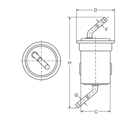Фильтр топливный SCT ST710