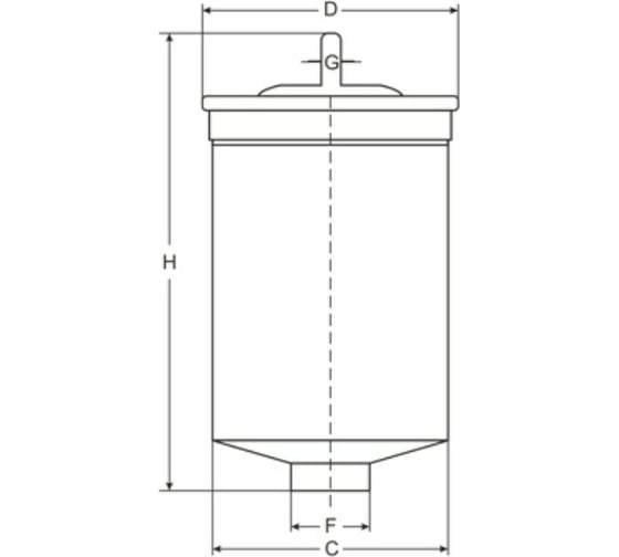Фильтр топливный SCT ST733