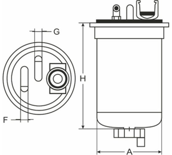 Фильтр топливный SCT ST775