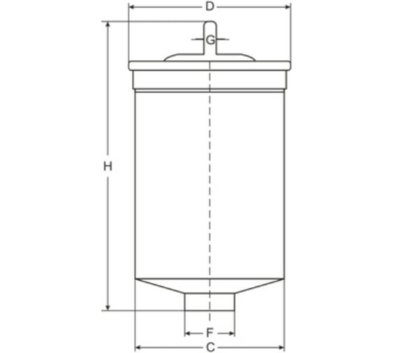 Фильтр топливный SCT ST6160
