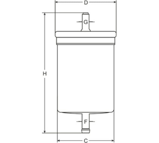 Фильтр топливный SCT ST741