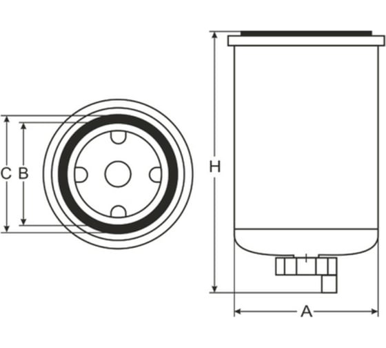 Фильтр топливный SCT ST6124