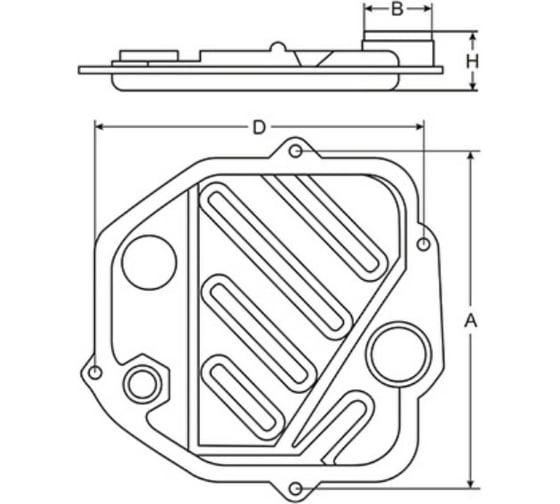 Фильтр для АКПП SCT SG1706