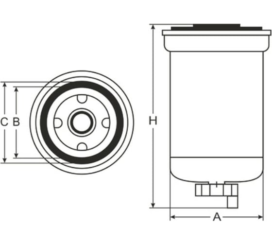 Фильтр топливный SCT ST792