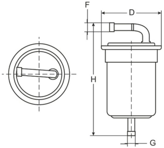 Фильтр топливный SCT ST713