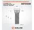 Шпилька колесная AIRLINE M12x1.5x33x46.5, d посадки 14.5, дакромет для а/м Toyota/Lexus (20 шт) ASTD008 2