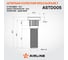 Шпилька колесная AIRLINE M12x1.5x30x48.7, d посадки 14.3, дакромет для а/м KIA/Hyundai/Mitsubishi (20 шт) ASTD005 2