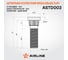 Шпилька колесная AIRLINE M12x1.25x28.7x47, d посадки 14.4, дакромет для а/м Nissan/Subaru/Infiniti (20 шт) ASTD003 2