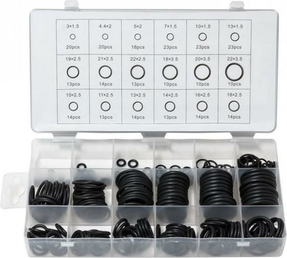 Кольца уплотнительные резиновые маслобензостойкие 279 шт Forsage 12653 F-776 1