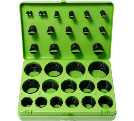 Кольца уплотнительные резиновые маслобензостойкие 500 шт Forsage 12645 F-762 1