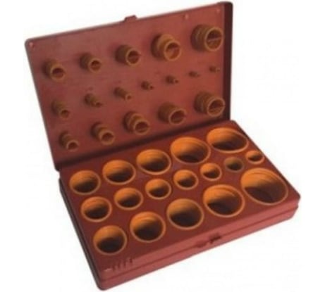 Кольца уплотнительные резиновые маслобензостойкие (407 шт; метрические) Forsage F-721(12613)