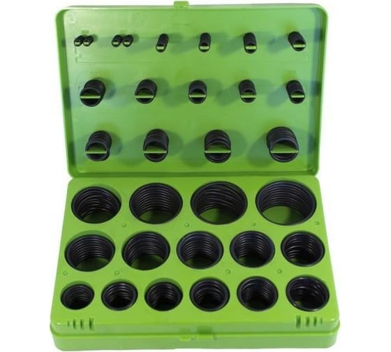 Кольца уплотнительные резиновые маслобензостойкие (382 шт; метрические) Forsage 12620 F-728 1