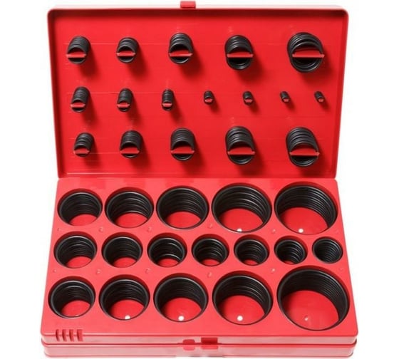 Кольца уплотнительные резиновые маслобензостойкие (407 шт; дюймовые) Forsage 12622 F-730 1