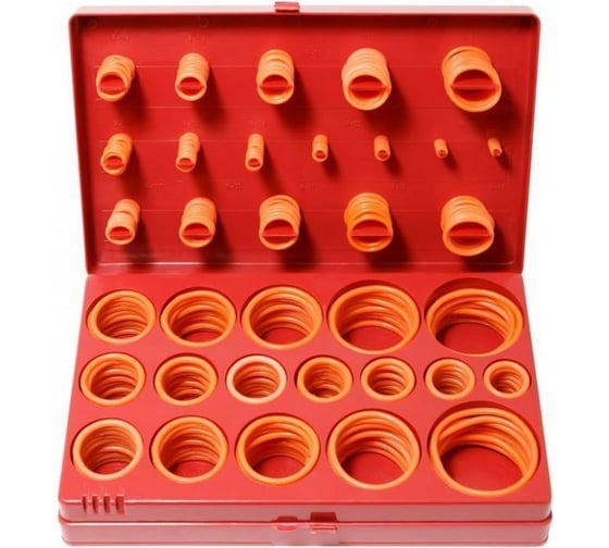 Кольца уплотнительные резиновые маслобензостойкие (419 шт; метрические) Forsage 12623 F-731 1