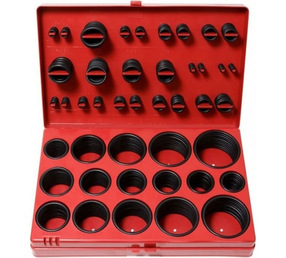 Кольца уплотнительные резиновые маслобензостойкие (419 шт; метрические) Forsage 12614 F-722 1