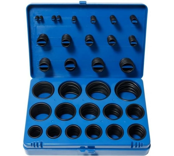 Кольца уплотнительные резиновые маслобензостойкие (404 шт; метрические) Forsage 12615 F-723 1