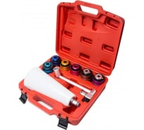 Воронка для заливки масла в двигатель а/м с металлическими адаптерами 8 шт в кейсе Forsage 18066 F-61930A