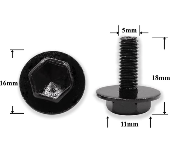 Автокрепеж для Toyota/Lexus 10 шт 9011905021 КрепАвто M2082