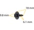Автокрепеж для Toyota/Lexus 10 шт 9015960525 КрепАвто M2130 2