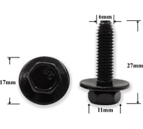 Автокрепеж для Audi/BMW/Chrysler 10 шт 11503834/20351035 КрепАвто M2073