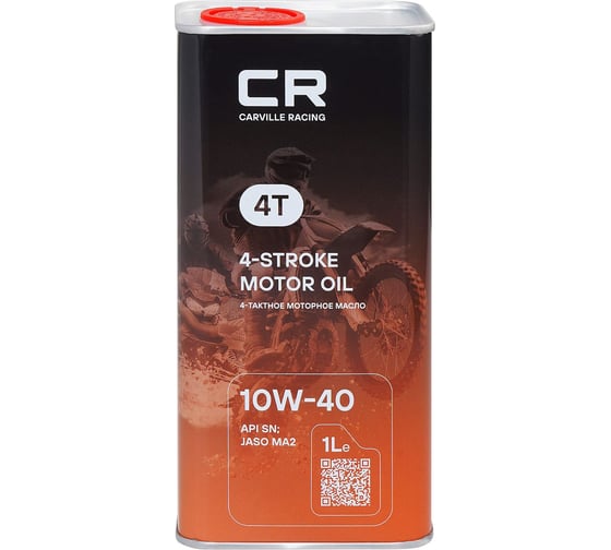 Масло моторное CARVILLE RACING 4T 10W-40 1L L1Z00126 1