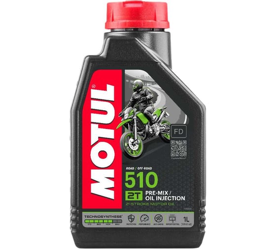 Масло моторное MOTUL для мотоциклов 510 2T 1 л 113194 1