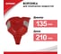 Воронка для технических жидкостей Zipower 210х135 мм PM4472 3