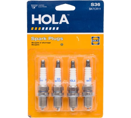 Свеча 4 шт для ВАЗ 2110-12/2170/1118 инжектор 16 кл. 1.1 HOLA S36