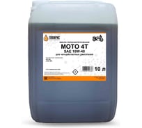 Моторное масло ЛАКИРИС Мото 4Т 10W40 4-тактное 10л 79480