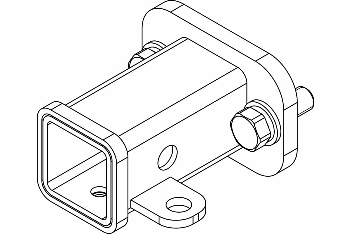 Удлинитель фаркопа под квадрат