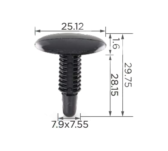 Автокрепеж для Ford 10 шт 388930S КрепАвто 0117