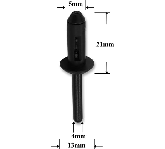 Автокрепеж для GM 10 шт 20421672, 15955172 КрепАвто 0103