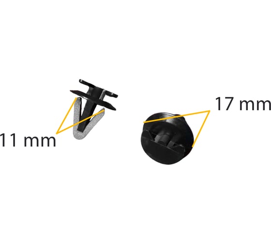 Автокрепеж для BMW/Ford 10 шт 51410151699, 51418172050 КрепАвто 0067