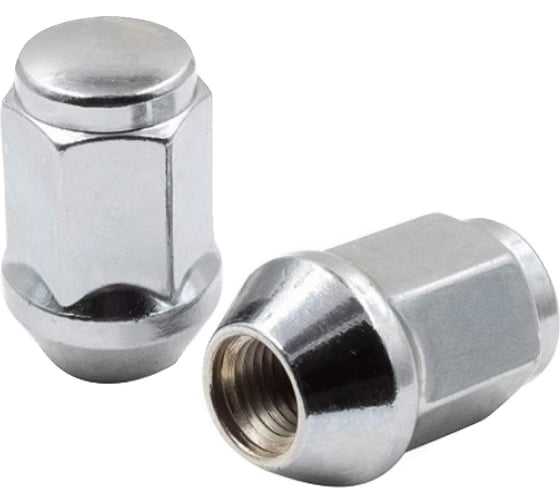 Гайка закрытая хром (20 шт; M14x1.50 мм; H=35 мм; ключ 21 мм) NORM 901448 Cr 1