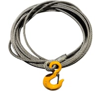 Канат (трос) Сталь-91 для лебедки d12мм 30м с крюком 2т 4687207520416