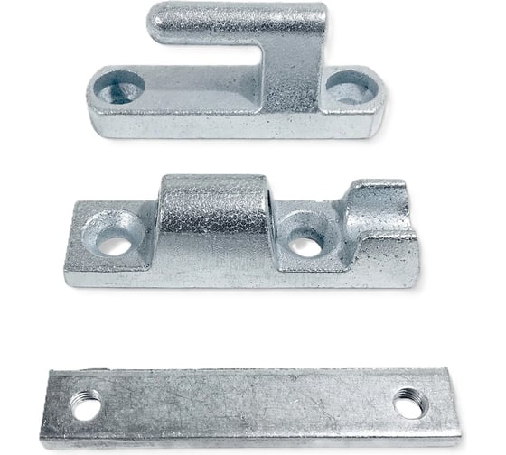 Петля бортовая ТехноАгрегат 90 мм в комплекте с пластиной (покрытие цинк) 90мм/00-00000799