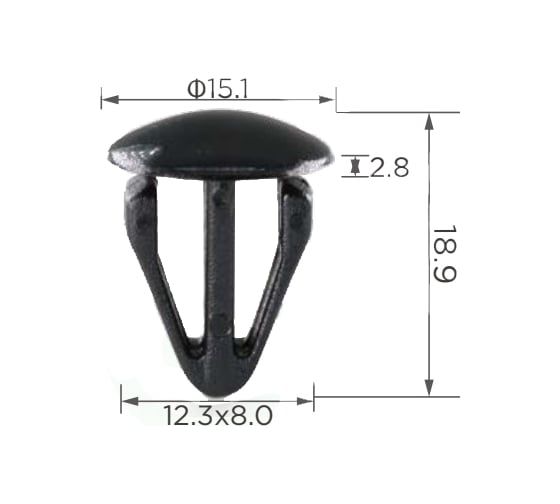 Автокрепеж для Lexus/Mazda/Toyota 10 шт B0016830200, 9095001248 КрепАвто 0160