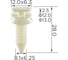Автокрепеж для Chevrolet/Chrysler/Daewoo/Ford/GM/Opel 10 шт 15545202 КрепАвто 0180 2