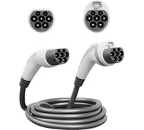 Кабель DKC Type2 GB/T для подключения к зарядной станции EOS Charge, однофазный, 5 м 1 ШТ ECAC1P5MT2GBT