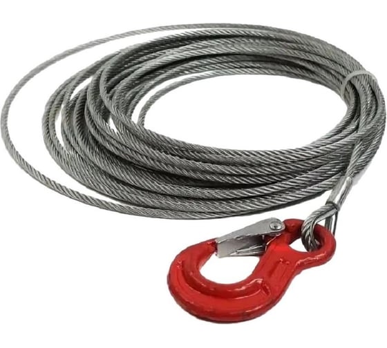 Канат стальной со свободным концом и крюком TOR S-320А 22,5 мм, 250 м, 5,0 т (опрессовка) 1026006
