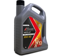 Масло моторное п/синт AKross MOTO 4T 10W-40 4л AKS0002M4T