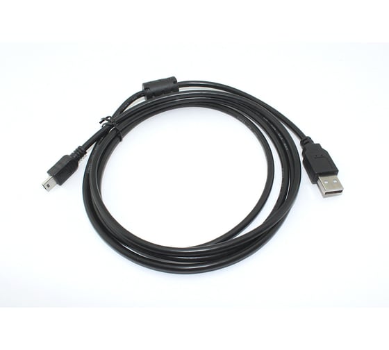 Кабель для зарядки Amperin Mini USB-B(m)-USB-A(m), 1.8m черный 100482