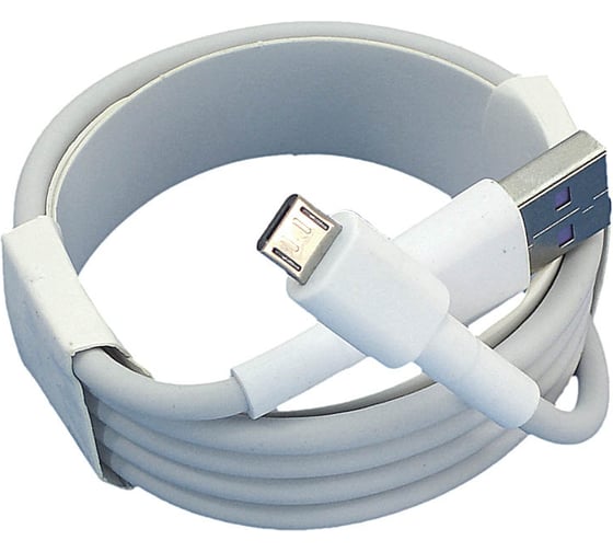 Кабель для зарядки Amperin USB - Micro USB (Super charge), 1 м, белый 77380